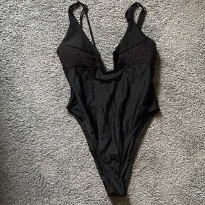 Cheeky one piece swimsuit